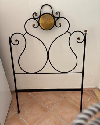 Testiera letto ferro battuto