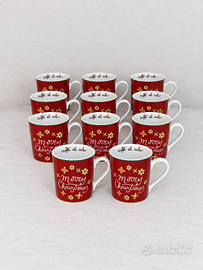 Thun – 12 tazze mug rosse “Sorprese di Natale”