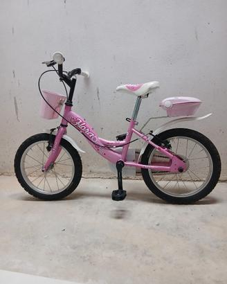 Nuovissima biicletta da bambina FLORA  misura 16