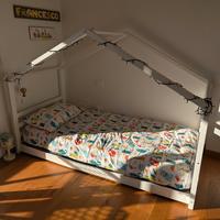letto capanna montessori