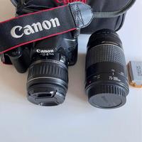 CANON EOS 500D + OBBIETTIVI 18-55 + 75-300