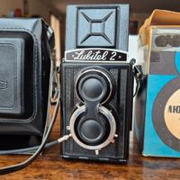 Lubitel 2 fotocamera con custodia