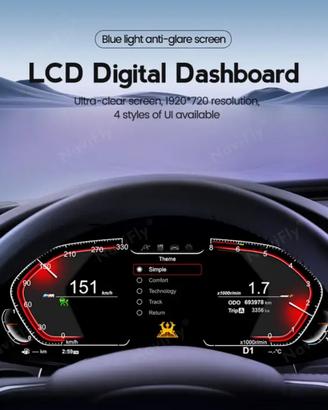 BMW CONTACHILOMETRI DIGITALE VILTUAL COCKPIT