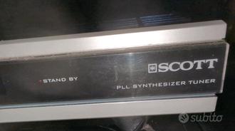 Tuner FM Analogique SCOTT ST 515TL – Argenté, Révisé Par Pro, Capte Très Bien