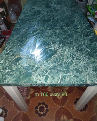 Tavolo in formica piedi in legno m160 x cm80