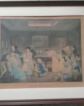 Litografia, Un jeu de billard, L.-L. Boilly, 1807