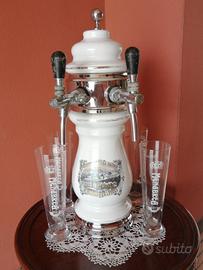 Colonna ceramica birra Menabrea