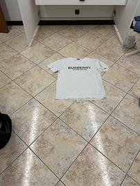 maglietta burberry uomo bianca M