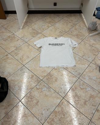 maglietta burberry uomo bianca M