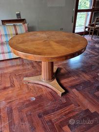 Tavolo rotondo stile Biedermeier, antiquariato