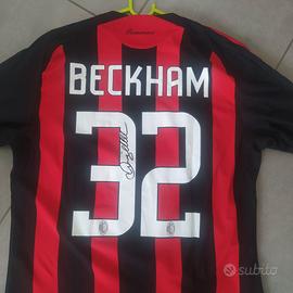 Maglia Milan Beckham autografata