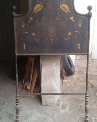 Letto antico in ferro battuto fine 800 primi 900