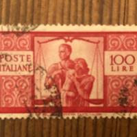 REPUBBLICA 1945-48 DEMOCRATICA 100 LIRE