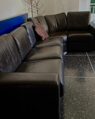 Divano letto in pelle originale Natuzzi
