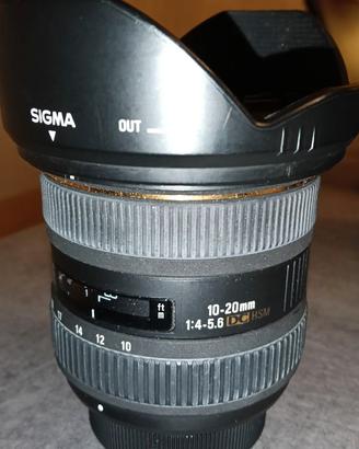Sigma 10-20mm f/4-5.6 DC EX HSM