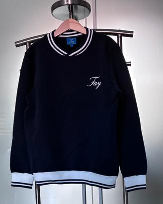 Felpa bambino maniche lunghe blu tg 10 Fay Junior