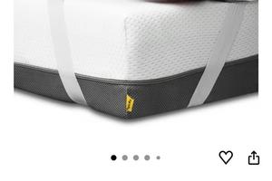 Topper memory foam 135x190 letto camper