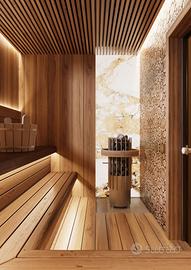 Sauna finlandese originale 