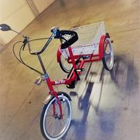 Bicicletta a tre ruote per anziani