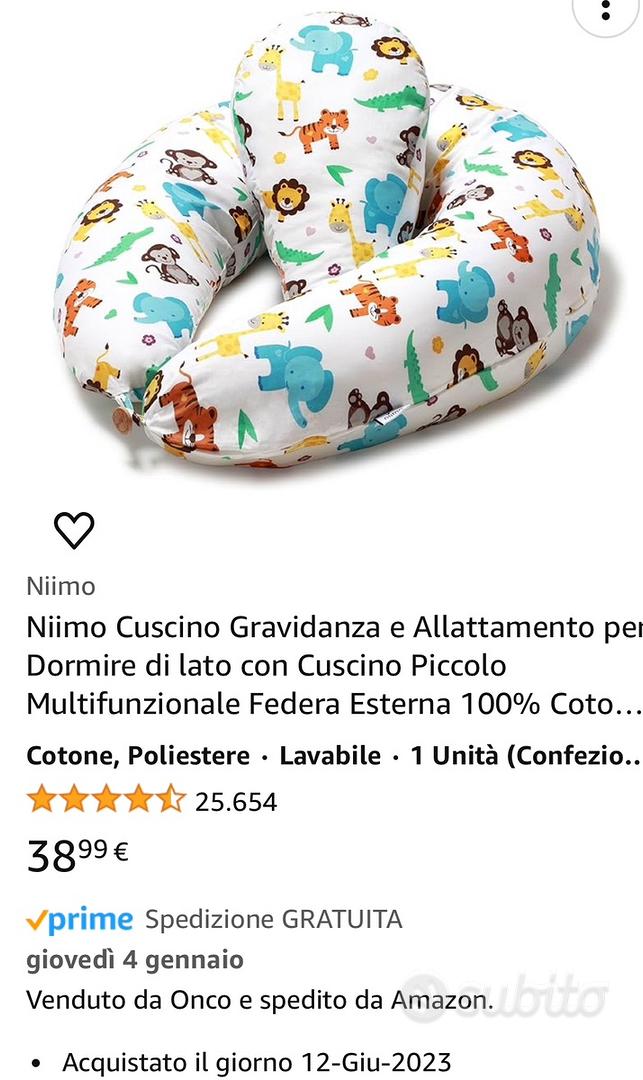 Cuscino gravidanza e allattamento niimo