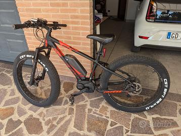 KTM mountain bike elettrica con modifica 50km/h