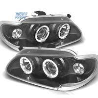 FARI PER RENAULT MEGANE 96-99 ANGEL EYES FONDO NER
