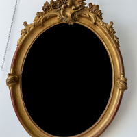 Antica specchiera ovale - Epoca Napoleone III