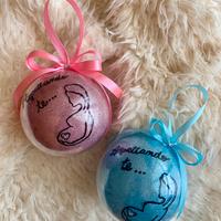 Pallina natalizia dolce attesa