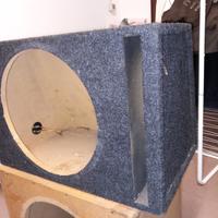 box per subwoofer 38cm 52 litri