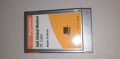 Pc Card 56K Global Modem 3CCM156  Scheda PC 3COM M