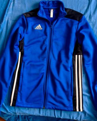 Felpa Adidas Regi18 blu/nero taglia XS