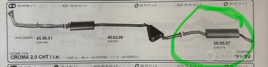 Terminale Fiat Croma anno 1991/1992
