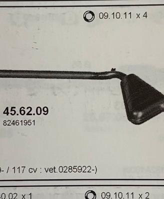 Terminale Fiat Croma anno 1991/1992