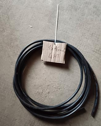 Cavo 1x16mm nero 4 metri