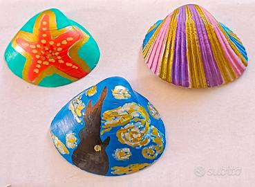 CONCHIGLIE DECORATE A MANO