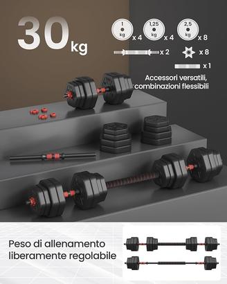 Kit Home Gym: Stazione Dip/Romana + Set Manubri SO