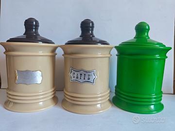 Contenitori sale zucchero caffè vintage 