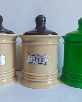 Contenitori sale zucchero caffè vintage 