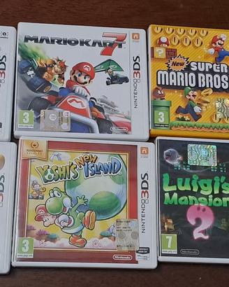 lotto 6 giochi Nintendo 3ds in ITALIANO 
