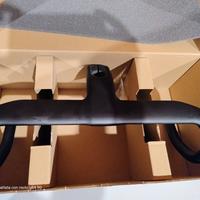 Manubrio Cube Litening integrato carbonio 