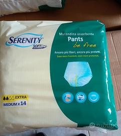 Serenity Pants Be Free Extra Taglia M - 14 pezzi 
