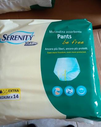 Serenity Pants Be Free Extra Taglia M - 14 pezzi 