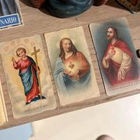 Lotto di antichi santini, inizio ottocento