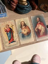 Lotto di antichi santini, inizio ottocento