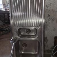 LAVANDINO CUCINA ACCIAIO INOX