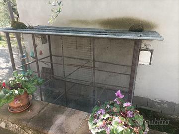 gabbia uccelli voliera