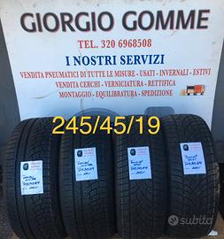 GOMME USATE INVERNALI 245/45/19 disp MONTAGGIO