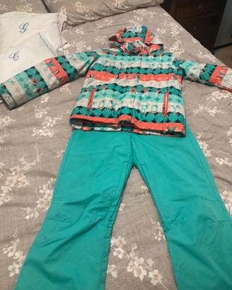 Tuta da sci/snowboard ROXY con giacca e pantalone