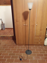 Lampada - piantana in ferro e vetro