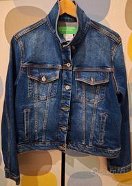 GIUBBETTO JEANS DONNA - BENETTON - TAGLIA L/G